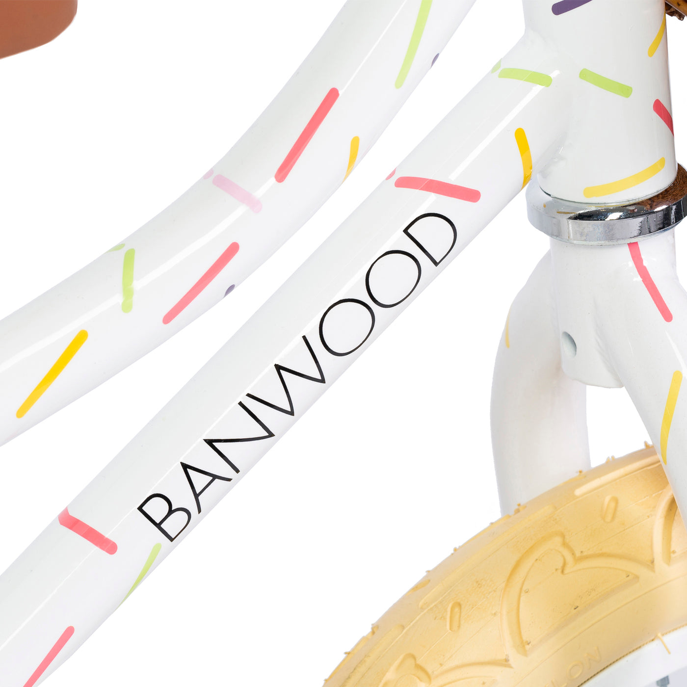 Banwood X Marest First Go Balance Bike - Allegra White